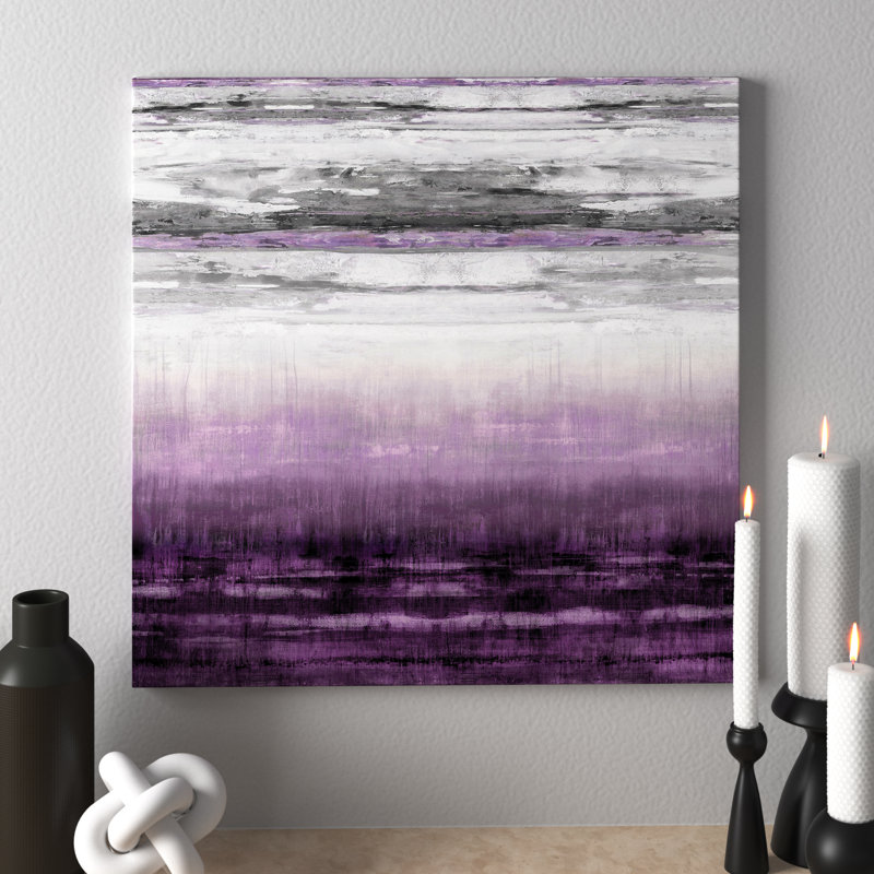Sunlit Horizon Iii by Maggie Olsen - Wrapped Canvas Panoramic Print, 66.04 cm H x 45.72 cm W x 1.91 cm D, Black Framed