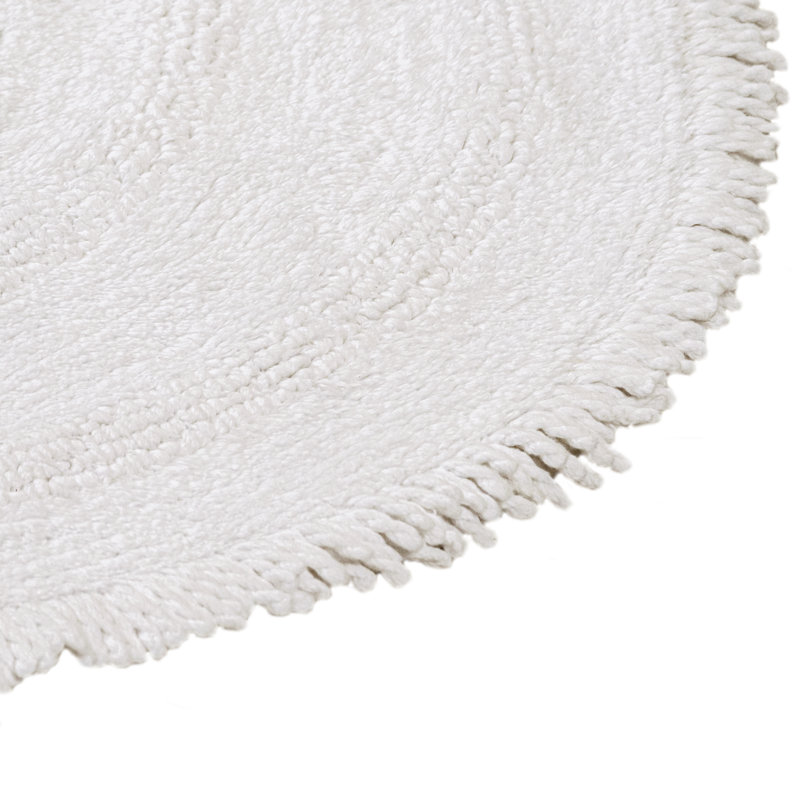 Tapis de bain Raul, L 36 po x L 36 po, Blanc