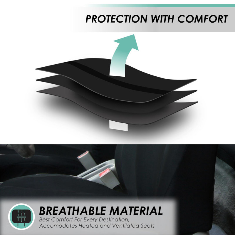Cosmopolitan Seat Covers Full Set, Black