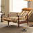 Brown/Off-White Polyester Blend selected