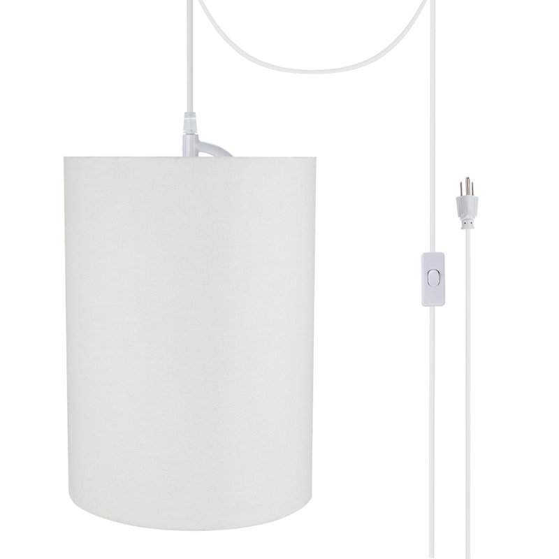 Hebden 1 - Light White Single Pendant, White