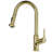 Karran Scottsdale Single Handle Pull-Down Sprayer Kitchen Faucet in Spot-Free Brushed Gold-115958467