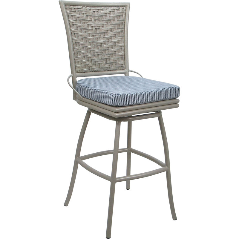 Tabouret de comptoir pivotant intérieur sans accoudoirs 26 po, Beige
