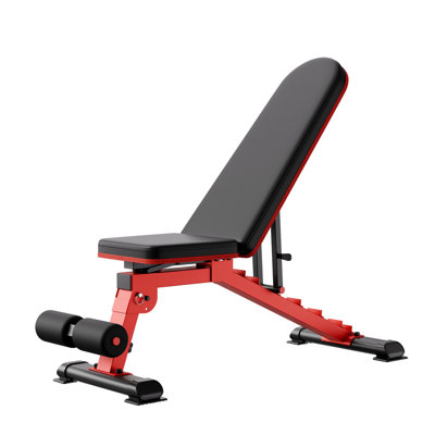 Adjustable Weight Bench for Home Gym - Heavy Duty Foldable Workout Bench with Leg Extension & Multiple Incline Positions