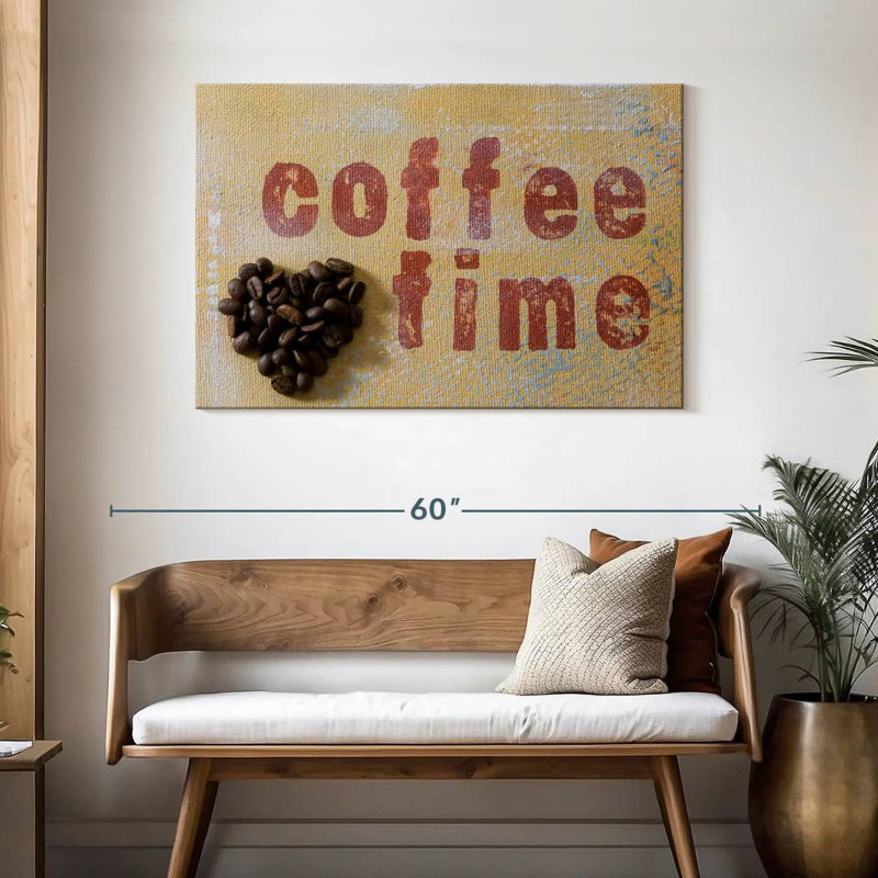 Tergel Coffee Time Typography, 30" H x 45" W