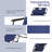 Outdoor sundeck adjustable folding chair with armrests and headrest-230345540