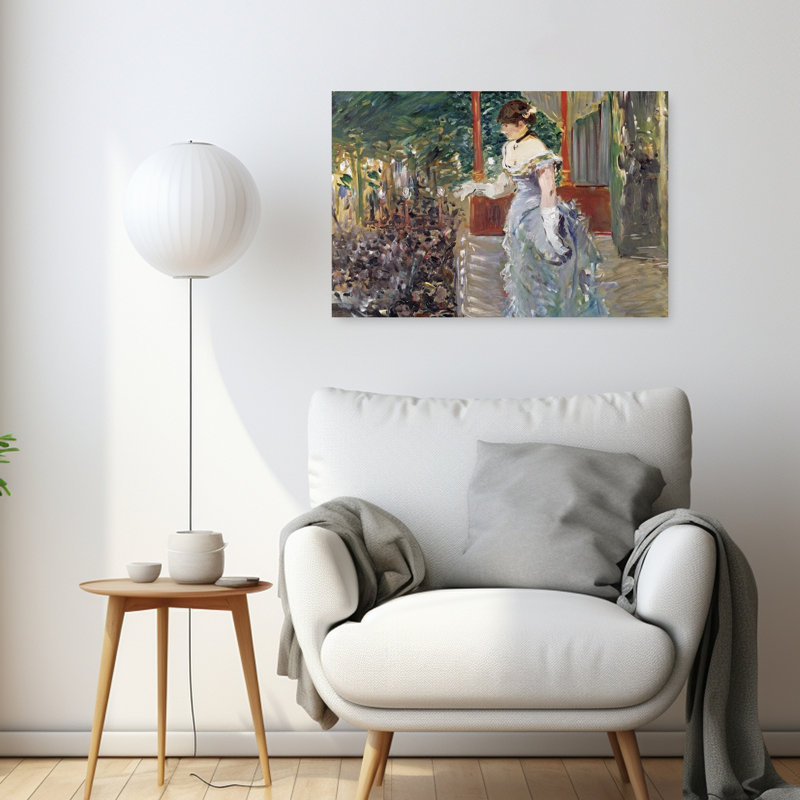 Café Concert, 1879 Impression d'art mural abstraite impressionniste représentant une architecture contemporaine