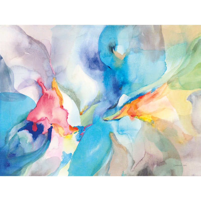 «Shangri La» par Danhui Nai, reproduction d'art sur toile non encadrée, H 8 po x l 12 po x P 1,25 po, Blanc