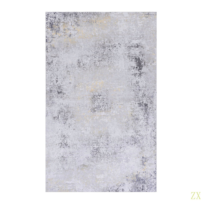 5X8 Area Rug, Washable Rug, Low-Pile, Non-Slip, Non-Shedding, Foldable, Kid & Pet Friendly - Area Rugs For Living Room, Bedroom, Kitchen (5' X 8')