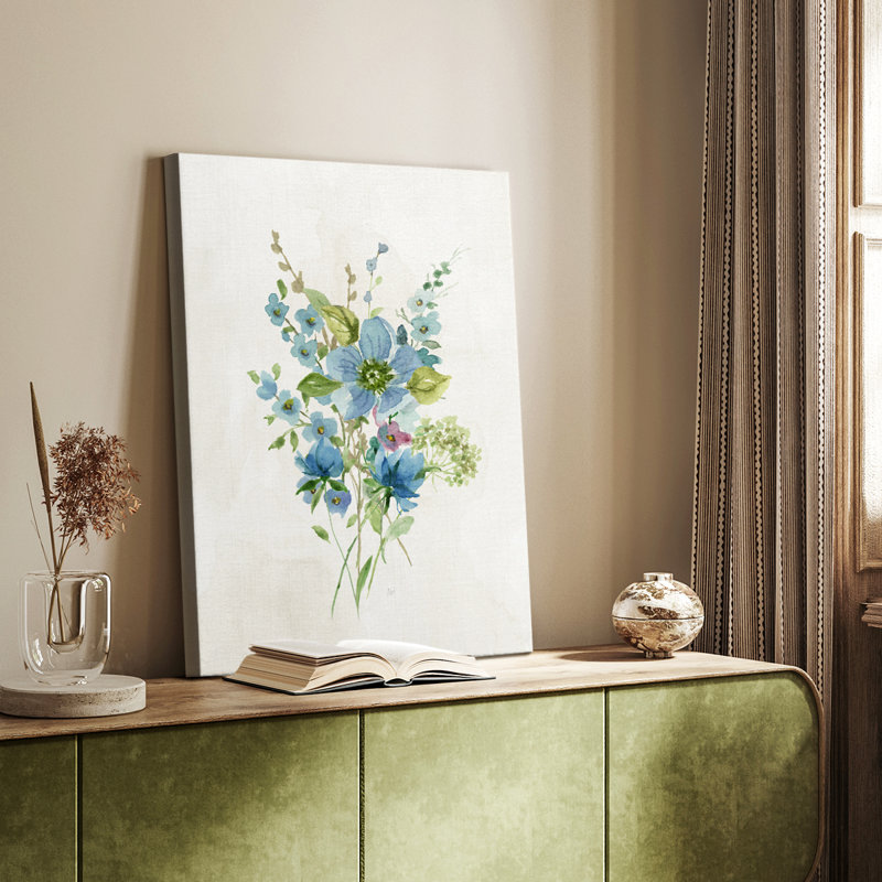 Bouquet de bleu II - galerie Cavas sur mesure