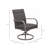 2PCS Outdoor Wicker Swivel Dining Chair