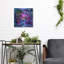 Art mural en métal luxueux «Purple Outburst II» par Regina Moore, art mural en métal, 36 po x 36 po-690794935