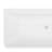 67" X 31" Back To Wall Rectangular Alcove Soaking Acrylic Bathtub In White, With Polished Chrome Overflow