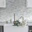 11.3" x 10.8" Subway Stone Composite Peel & Stick Mosaic Tile-115748398