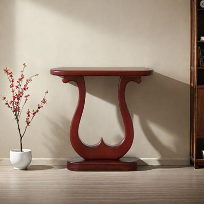 Console en bois massif noyer moderne
