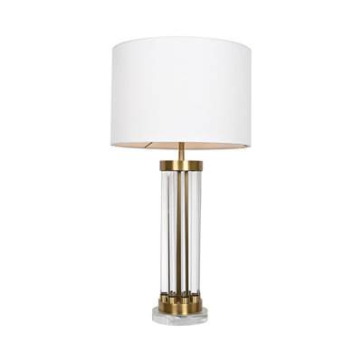 Consus 29.1'' Antique Brass/Clear Table Lamp