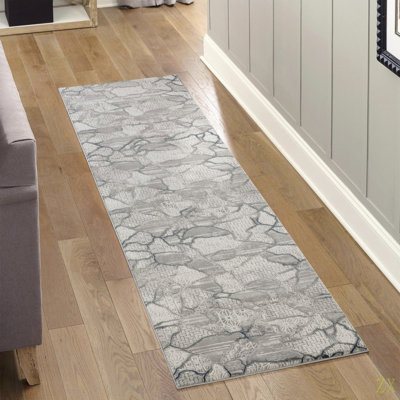 Geometric 2 Ft. 7 In. X 9 Ft. 10 In. Area Rug Modern Minimalist, Stain Resistant, Kid & Pet-Friendly For Living Room, Bedroom, Workspace And High-Traffic Areas