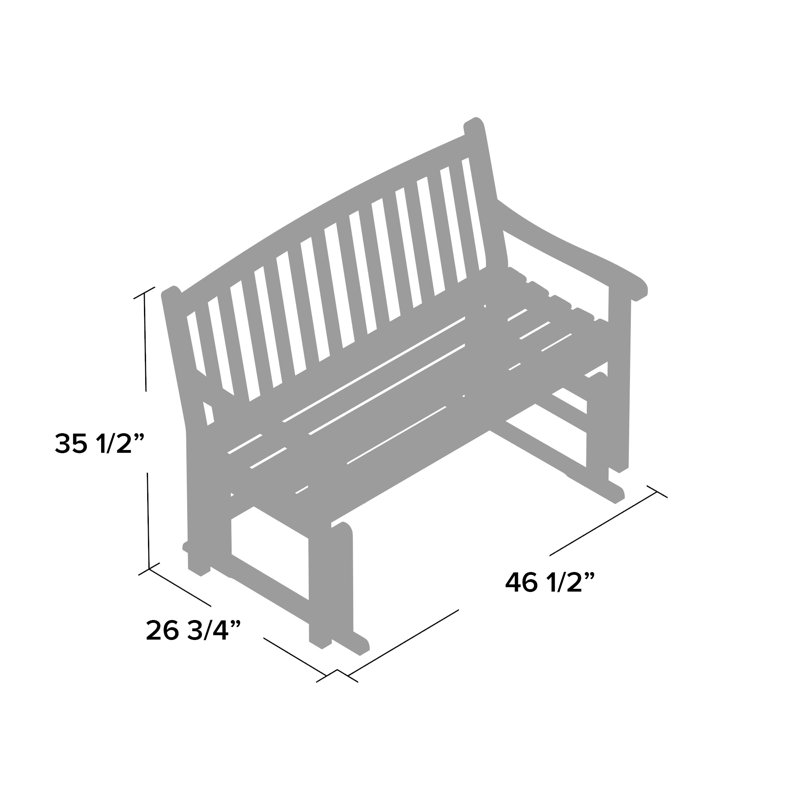 Worcester Solid Wood Acacia Outdoor Bench