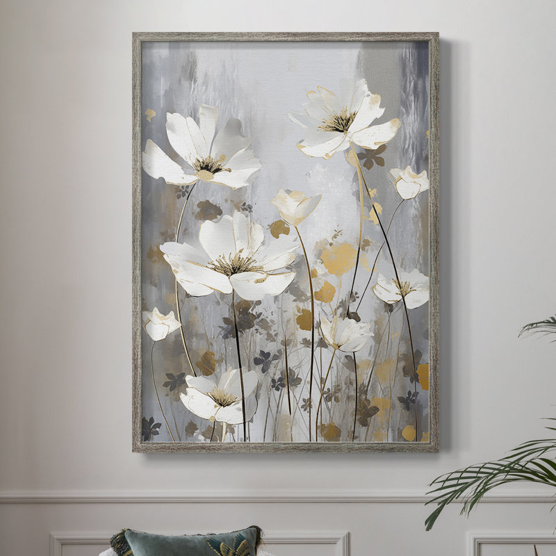 Impression encadrée FLORAL Series CDxxxx - Bois massif, H 11 po x l 9 po