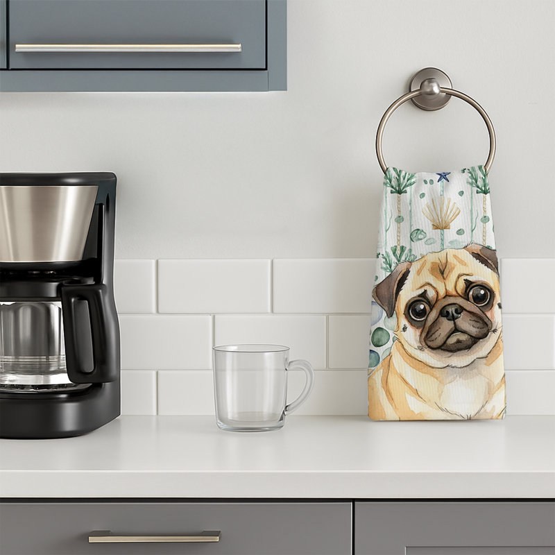 Serviette de cuisine en verre Faw Pug, Fug Pug