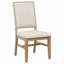 Chaise d'appoint rembourrée (ensemble de 2)