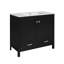 Meuble-lavabo moderne 36 "avec lavabo en céramique et tiroir divisé-668958385