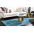 Colfin Washable Floral Indoor Rug-1620695499