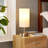 16" Metal Table Lamp Set with USB
