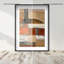 Pattern Pulse I Shadowbox Abstract Print by Oliver Gal, Black Frame, 10 x 15-1607206630-1607206626