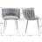 Uresti 17.75'' H Tufted Upholstered Metal Armchair-477132649-477352545