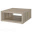 Table basse carrée en bois d'ingénierie vieilli-703392650