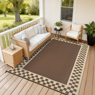 Tapis d'extérieur en plastique imperméable pour le camping-car