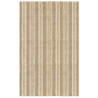 Catara Flatweave Bamboo Slat / Seagrass Striped Area Rug