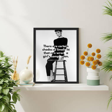 MorningSave: Fairchild Paris Chanel Audrey Hepburn Inspired - 14 x 18  Framed Print