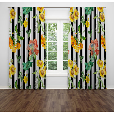 Semi Sheer Curtain Pair