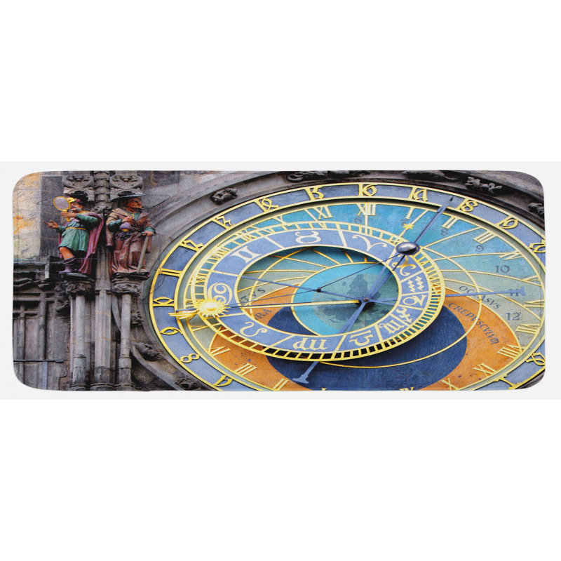 Eclectic Polyester Kitchen Mat