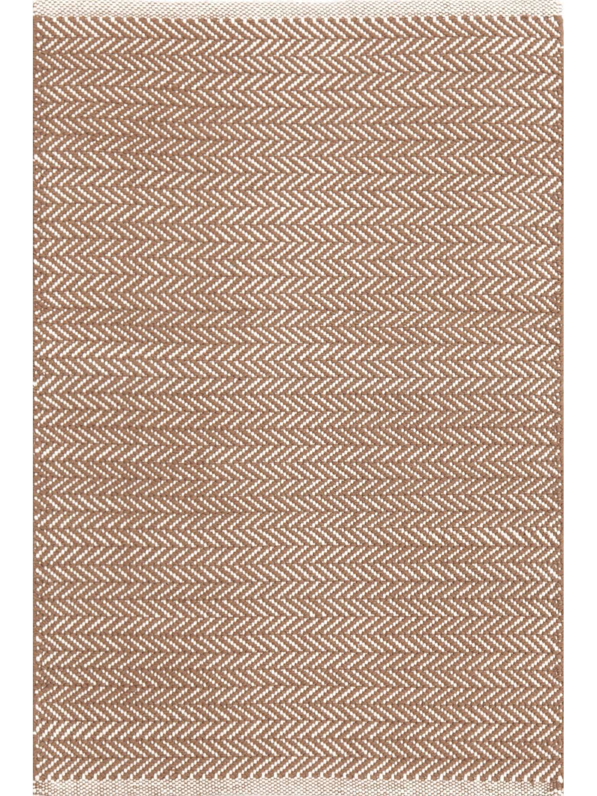 Herringbone Cotton Slate Gray Rug, Stone, Rectangle 7'6" x 9'6"