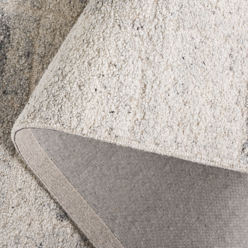 Tapis gris / argenté Harvest 107, Rectangle de 5 pi x 8 pi