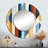 Multicolor Striped Lines Pattern - Modern Round Mirror Wall Decor_MTMIR129706-99624717