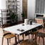 Tablette convertible polyvalente en bois massif, amélioration de la maison, tablette de salle à manger blanche, élégance,