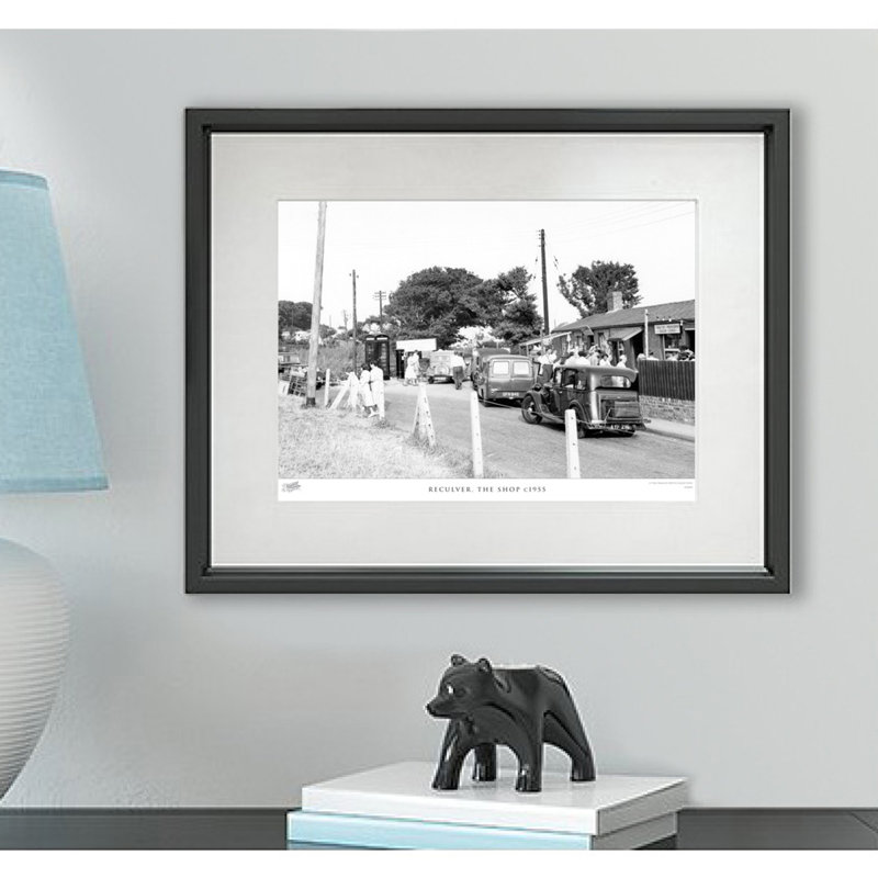 Reculver, The Shop C1955 by Francis Frith - Single Picture Frame Print, 60cm H x 80cm W x 2.3cm D