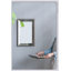 Miroir rectangulaire 20 po x 12 po avec détails floraux, plateau de présentation en miroir et miroir mural