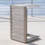 Table d'appoint en aluminium pour jardin - Rouille - Patio - Traitement