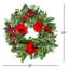 Holiday Garden Amaryllis 24'' Wreath