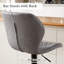 Tabouret de bar pivotant à hauteur réglable-122442409