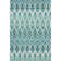Premium Machine Washable Cerrito Teal Rug