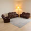 Ensemble de salon inclinable en similicuir 3 pièces avec chargement et rangement sans fil-490374881