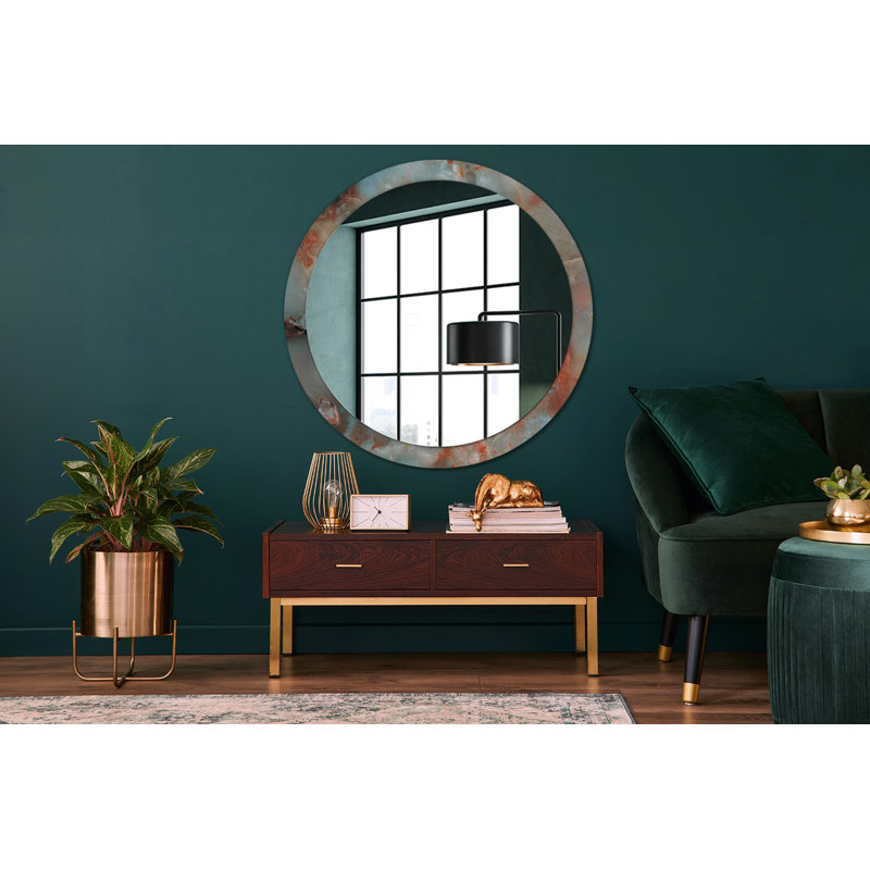 Huldar Glass Flat Wall Mirror