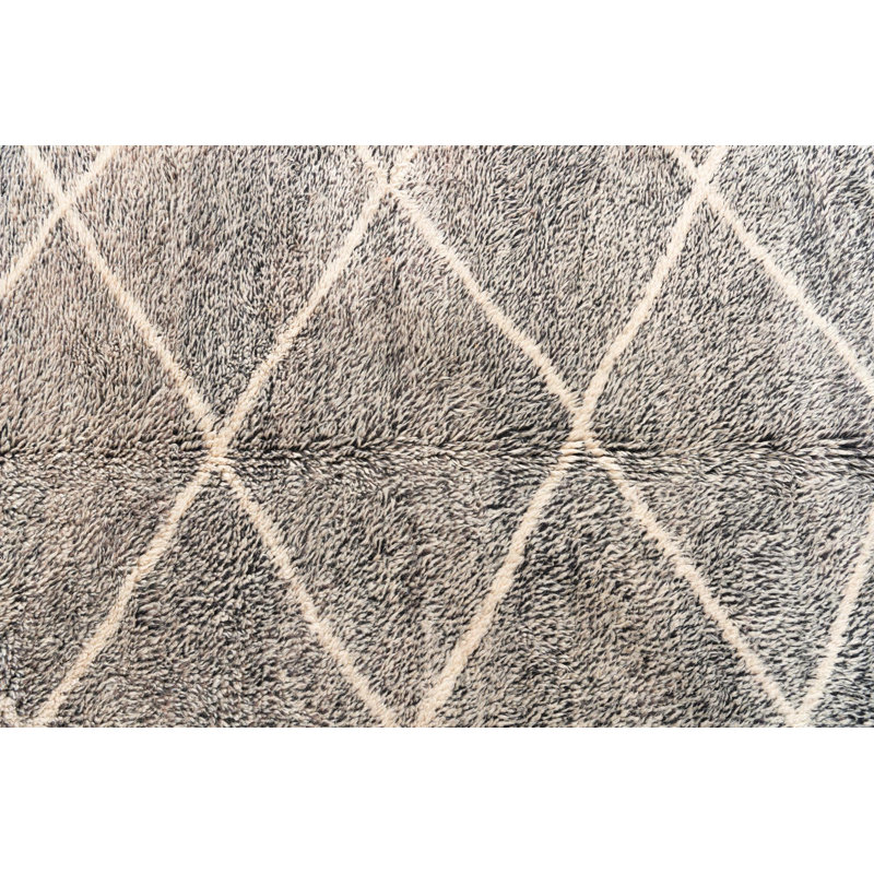 Tapis noir et blanc Odle