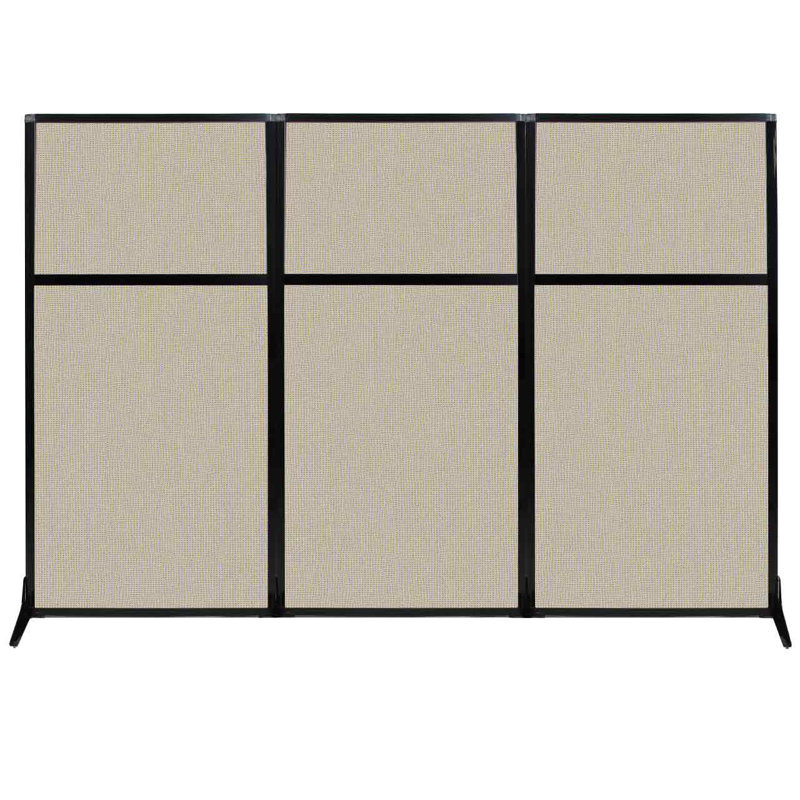 Cloison de poste de travail, Sable, 99"